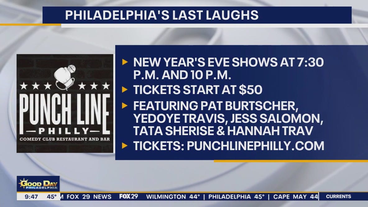 New Year's Eve events in Philadelphia area